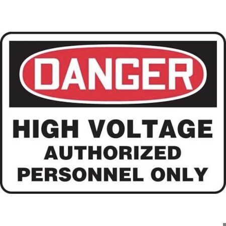 Accuform OSHA DANGER SAFETY SIGN HIGH FRMELC138VP FRMELC138VP